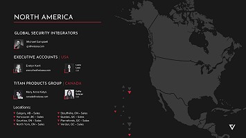 Velasea Sales Territory Map NA